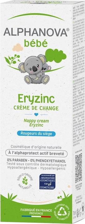 Image du produit Alphanova BB Eryzinc crème pour le change crème