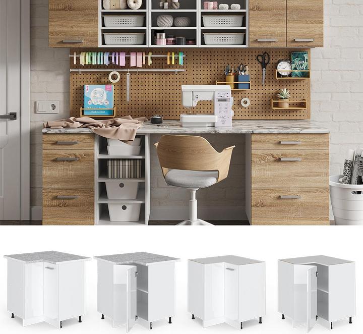 Actual product image Vicco Eckschrank für Haushaltsgegenstände R-Line