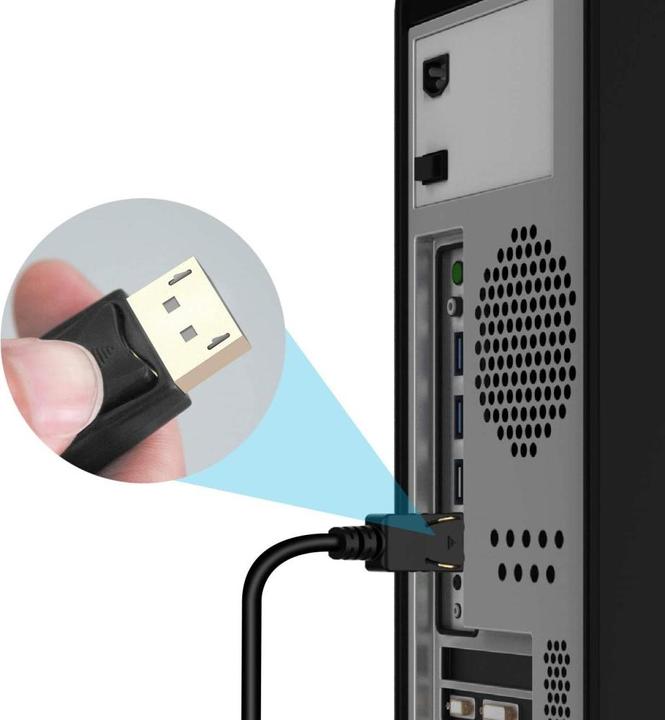 Image du produit Techly DisplayPort — HDMI (Typ A) (2 m, HDMI, DisplayPort)
