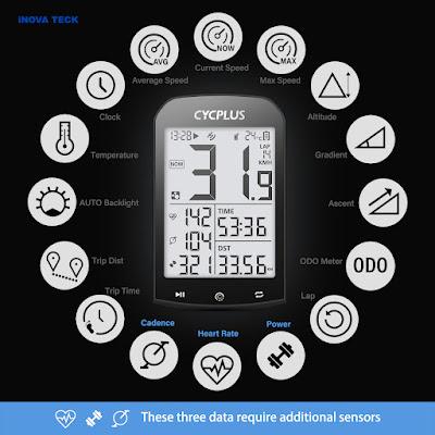 Produktbild Cycplus GPS bike computer M1