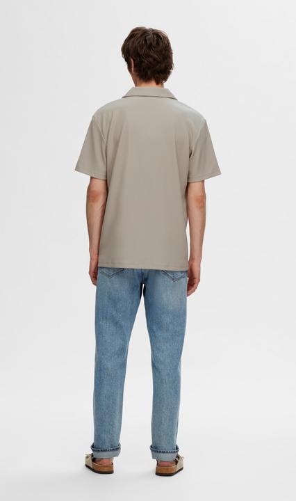 Produktbild Selected Homme Geripptes cuban collar Kurzarmhemd (XL)