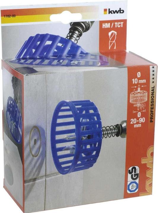 Immagine prodotto kwb Fresa a cerchio in metallo duro con gabbia di protezione (9 mm)