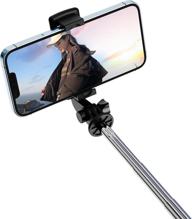 Produktbild xO Selfie-Stick Bluetooth-Stativ SS09 schwarz