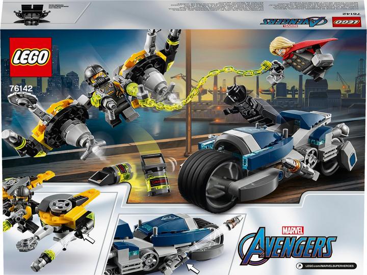 Produktbild LEGO Avengers Speeder-Bike Attacke (76142, LEGO Marvel)