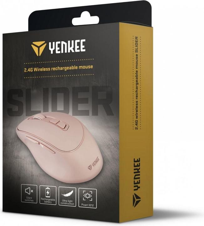 Image du produit Yenkee Souris sans fil rechargeable 2,4 GHz à 6 boutons (Sans fil)