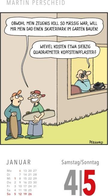 Produktbild Fiese Bilder Cartoons für jeden Tag 2025: Tageskalender (Kein Einband, Deutsch)