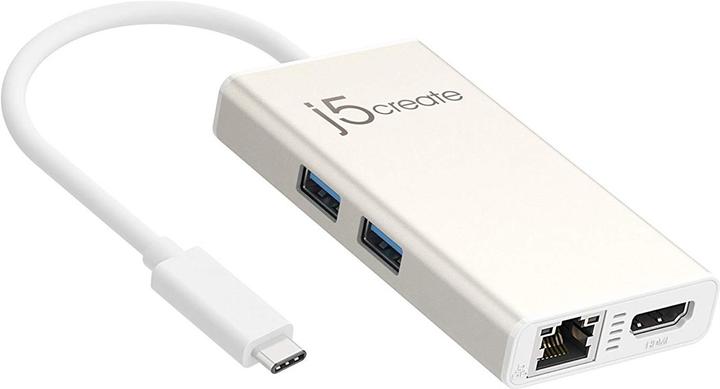 Actual product image j5Create USB 3.0 Type-C Multi Adapter (USB-C, 3 Ports)