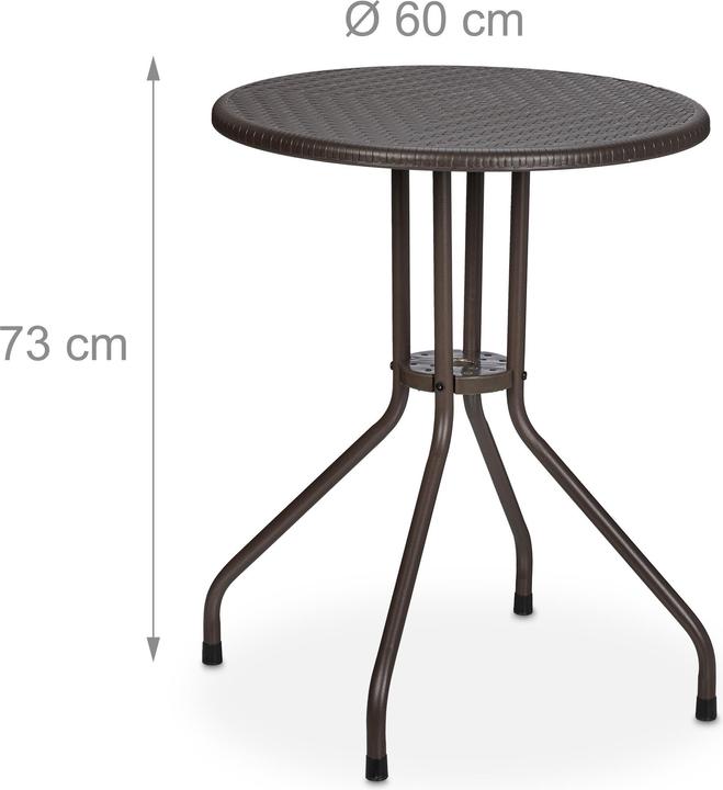 Image du produit Relaxdays Table de jardin (60 cm)