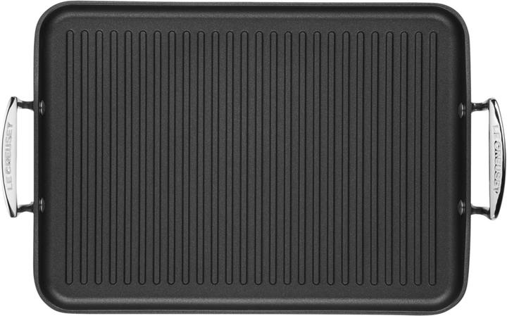 Productafbeelding Le Creuset Aluminium bakplaat met antiaanbaklaag en groeven 34 x 25 cm (35 cm, Grillpan, Aluminium)