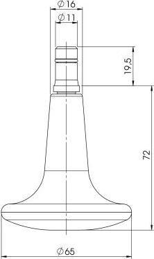 Produktbild Hjh Office 5x STAND 11mm/65mm