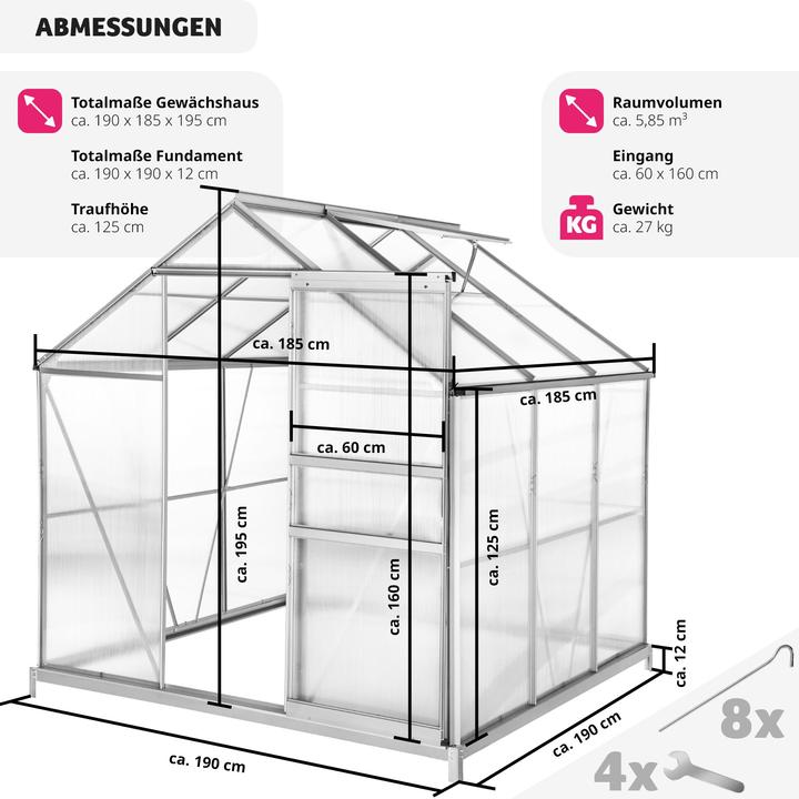Image du produit tectake Serre de Jardin