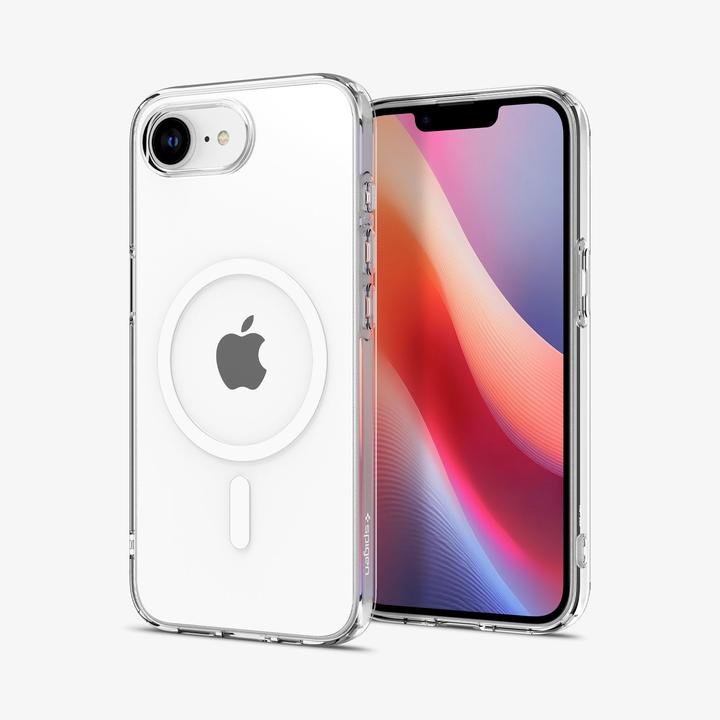 Actual product image Spigen Liquid Crystal MagFit TPU Back Cover Durchsichtig Apple iPhone 16e (Apple iPhone 16e)