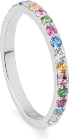 Breuning RING - Brill. | Sky Blue | Apple Green | Saf. Pink (53, 585/14 K Gold)