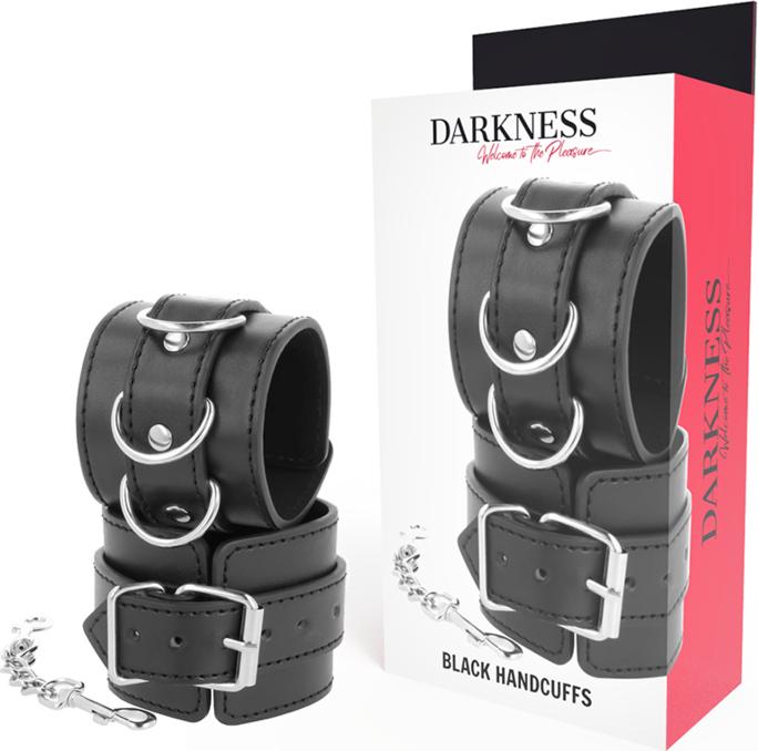 Actual product image Darkness Wrist Restraints Black