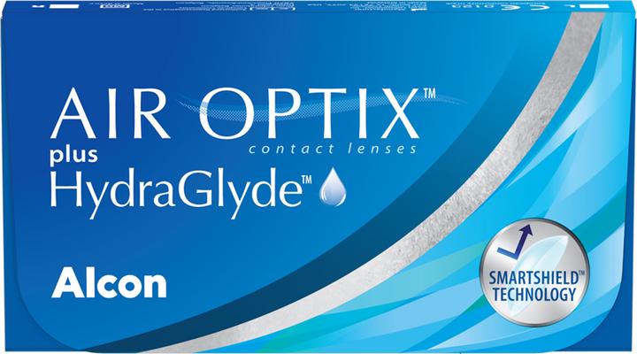 Air Optix plus HydraGlyde (3 Stück, Monatslinse, Sphärisch)