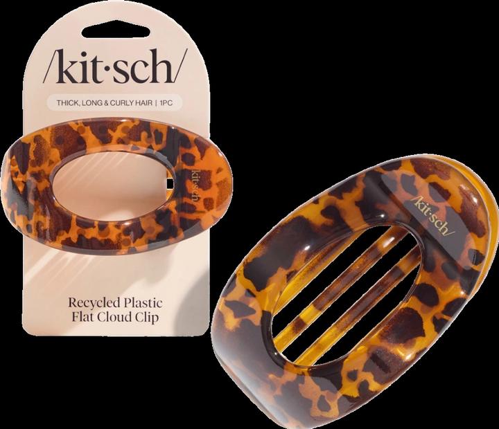 Kitsch Flache Haarklammer L Schildpatt (1 Stk.)