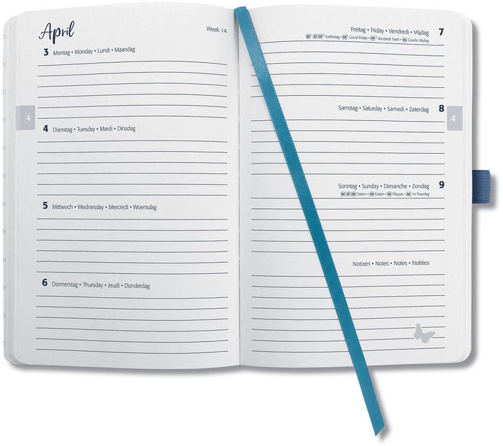Immagine prodotto Sigel Agenda tascabile JOLIE motivo (Tedesco, Francese, Olandese, Inglese)