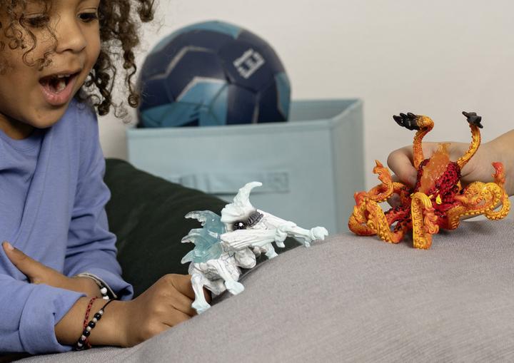 Image du produit Schleich Scarabée de glace vs. pieuvre de feu