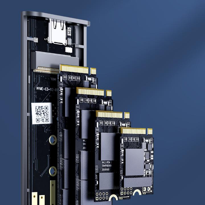 Productafbeelding Orico Other Computer Accessory AM2C3-G2 M.2 NVME USB-C 3.2 Disk Drive - Gray (M.2 2230)