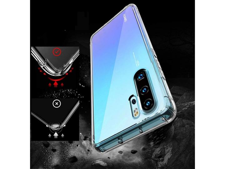 Productafbeelding Screenguard Huawei P30 Pro Cover Kristal Zachte Airbag Bumper (Huawei P30 Pro)