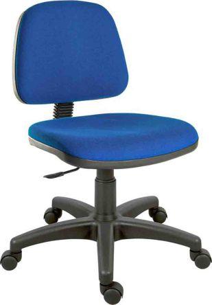 Actual product image Rs Pro Blue Fabric Typist Chair, 90kg Weight Capac