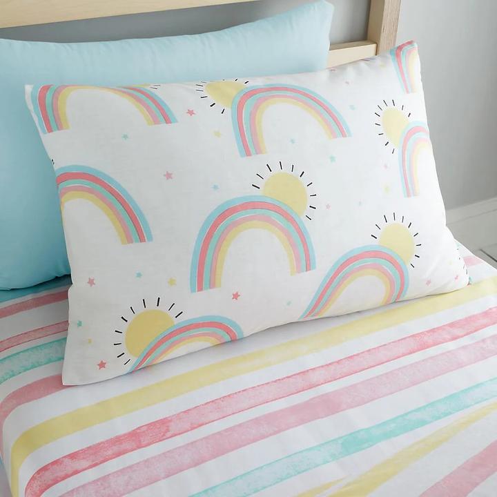 Produktbild Generic Regenbogen und Sonnenschein BettwäscheSet (Duvetbezug, 150 x 120 cm)