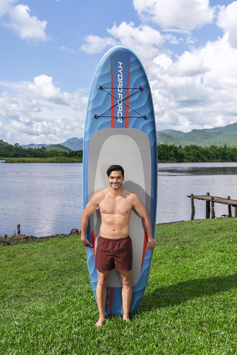 Actual product image Bestway Hydro Force Oceana CompactAir Inflatable Stand-Up Paddleboard Set with Built-in Pump 3.05 m