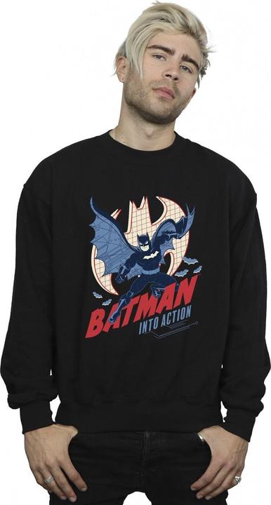 Produktbild Batman Into Action Sweatshirt aus Baumwolle (XXL)