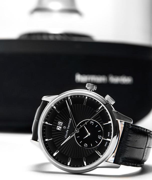 Produktbild Claude Bernard 62007-3-NIN Herrenuhr Classic 42mm 5ATM