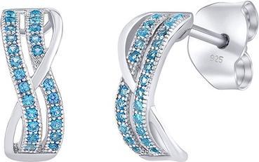 Silvego Silver earrings AMABEL withue Brilliance Zirconia JJJE0461LB