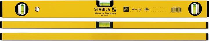 Actual product image Stabila Type 70-2, 60cm 2324 Light metal spirit level 60cm 0.5 mm/m (60 cm)