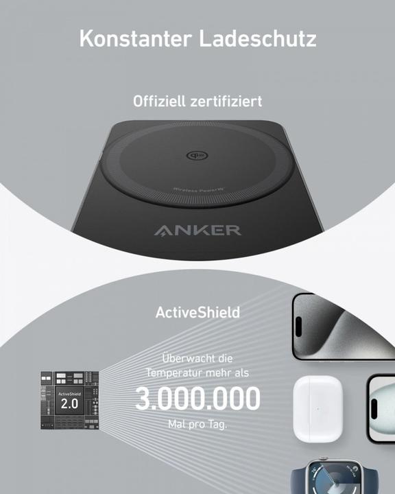 Actual product image Anker MagGo 1 czarna (15 W)