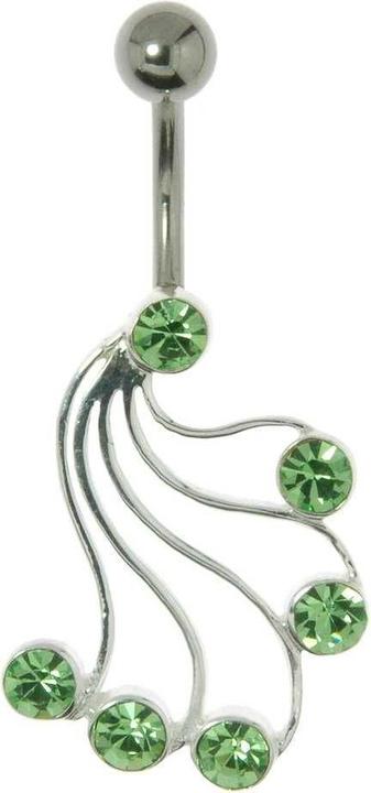 Immagine prodotto Bijouteria Piercing ventre (Acciaio chirurgico 316L, Vetro (di orologio), Argento 925)