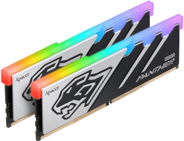 Actual product image Apacer 32 GB DDR5-RAM PC6000 OC Panther RGB (2x16) CL38 (2 x 16GB, DDR5 RAM)