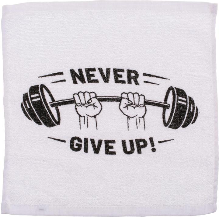 Image du produit Out of the blue Serviette magique Fitness Never Give Up! (30 x 30 cm)