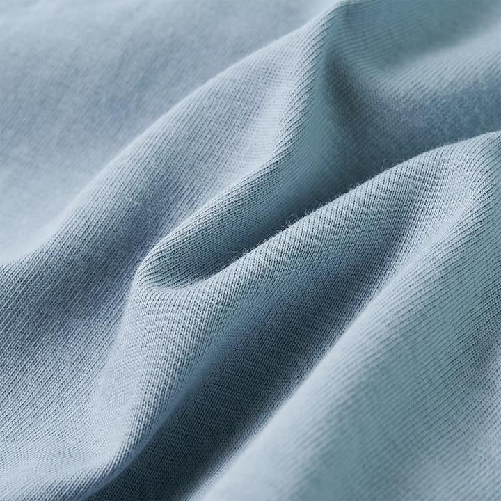 Immagine prodotto VidaXL Camicia da bambino a maniche lunghe blu chiaro 128,Materiale: 100 (128)