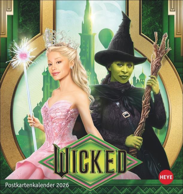 Produktbild Wicked Postkartenkalender 2026 (Harter Einband, Deutsch)