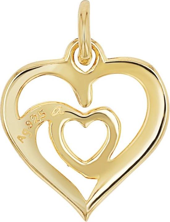 Amor Anhänger für Damen, 925 Sterling Silber | Herz (Silber 925)