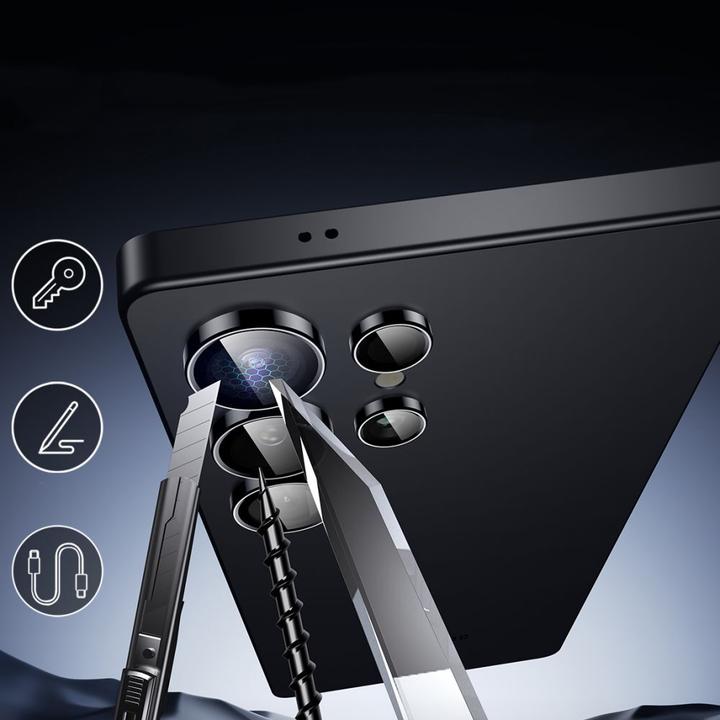 Productafbeelding ESR - Armorite Camera Lens Beschermers - Samsung Galaxy S25 Ultra - Zwart (1 Stuk, Samsung Galaxy S25 Ultra)