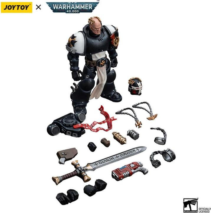 Actual product image Joy Toy Warhammer 40k Black Templars Emperor's Champion Bayard's Revenge