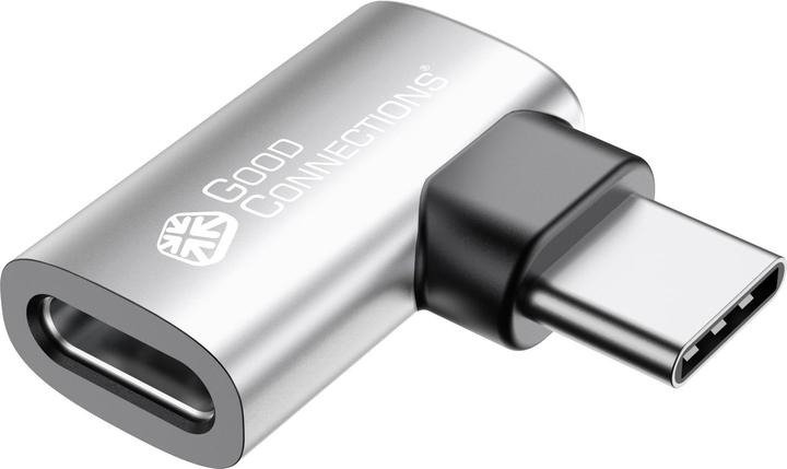 Produktbild Good Connections USB 4.0 Gen.3x2 Winkeladapter Portschoner 40GBit/s 240W 8Ka60Hz USB-C (USB, USB Typ-C)