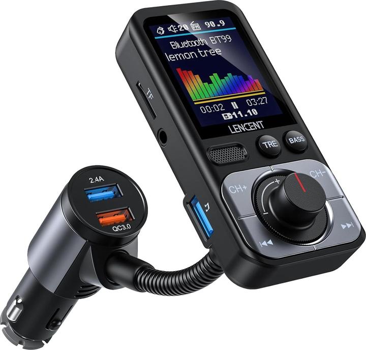Produktbild Lencent FM-Transmitter mit Bluetooth