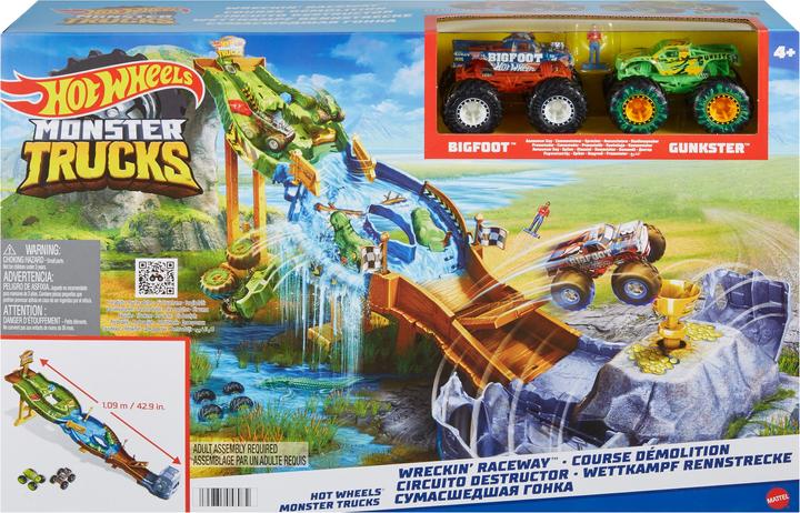 Produktbild Hot Wheels Monster Trucks Wettkampf Rennstrecke