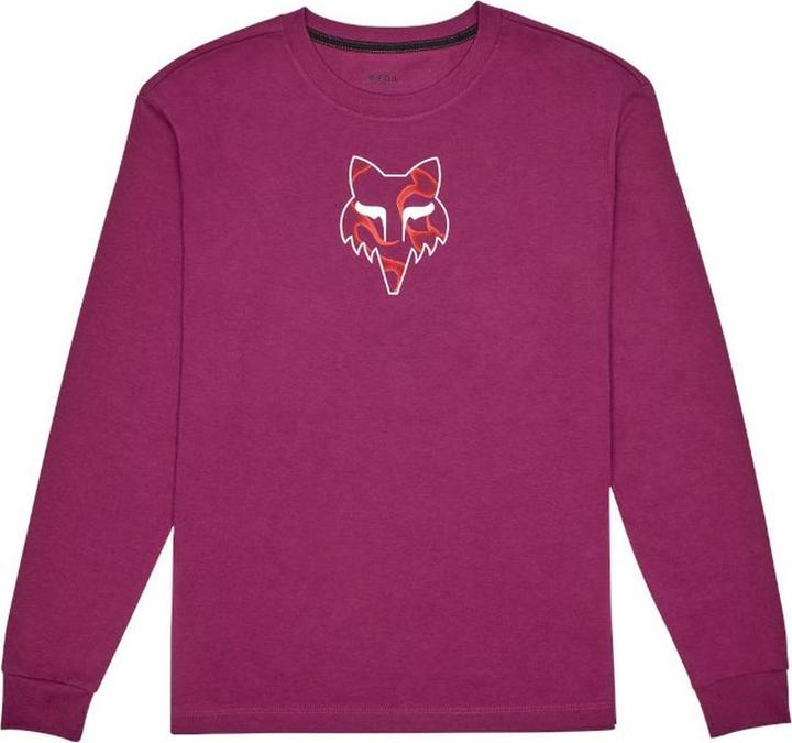 Actual product image Fox Tee 23 W Withered Ls Mgntc S (S)