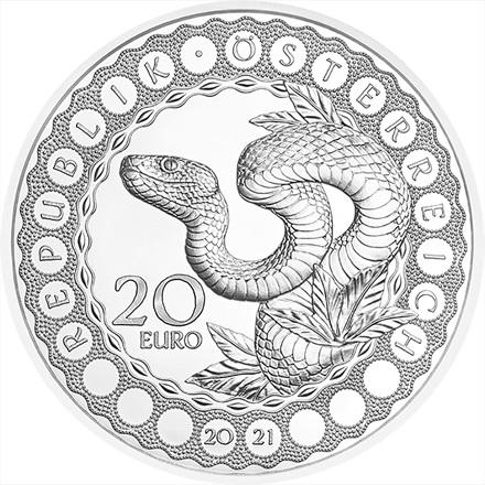 Immagine prodotto Münze Österreich Argento Australia - Creatività del Serpente 20 EUR PP AUT - 2021 (925, 2021)
