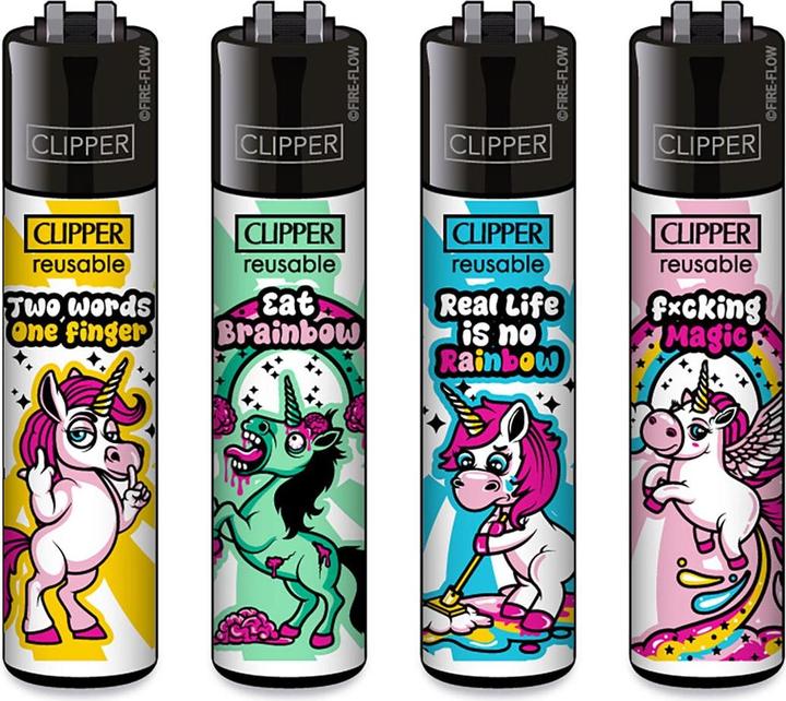 Actual product image Clipper 4 Unicorn Slogan 144-147