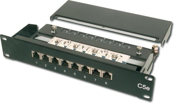 Produktbild Digitus CAT 5e Patch Panel, 8-Port 10"