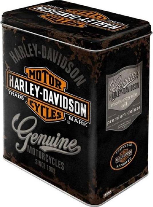 Produktbild Nostalgic-Art Merchandising Vorratsdose Harley Davidson 3 l, Orange/Schwarz/Weiss (3 l)