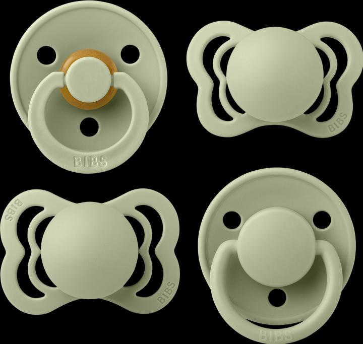 Actual product image Bibs Try-It Collection soother, Sage (4 x, up to 6 M.)