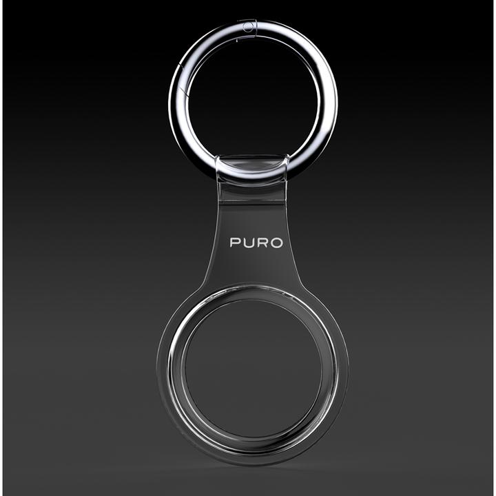 Image du produit Deltaco Puro NUDE Porte-clés Apple Airtag avec étui - Transparent